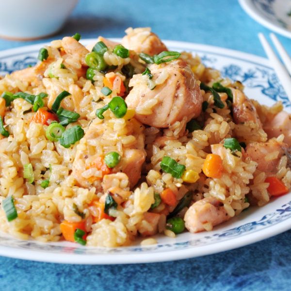 SALMON FRIED RICE